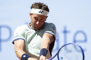 Casper Ruud s'est incliné en quart de finale à Gstaad KEYSTONE/EPA/PETER SCHNEIDER